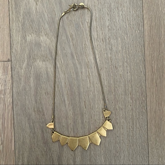 Madewell - Gold Short Herringbone Necklace - Picture 3 of 3